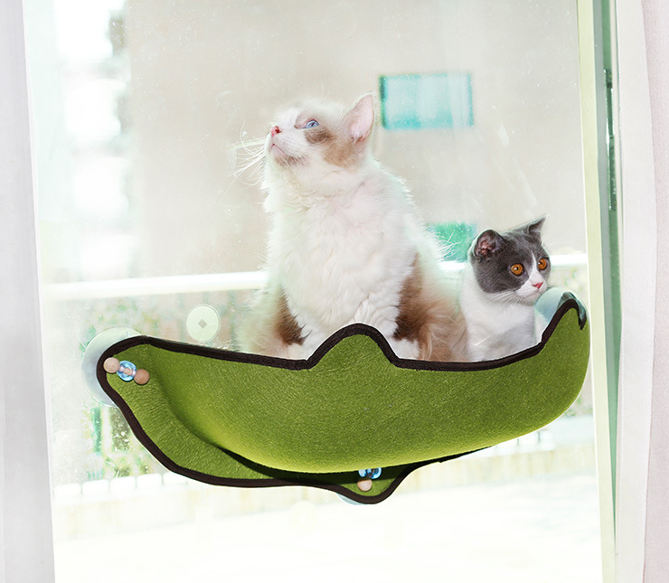 Window sill cat hammock