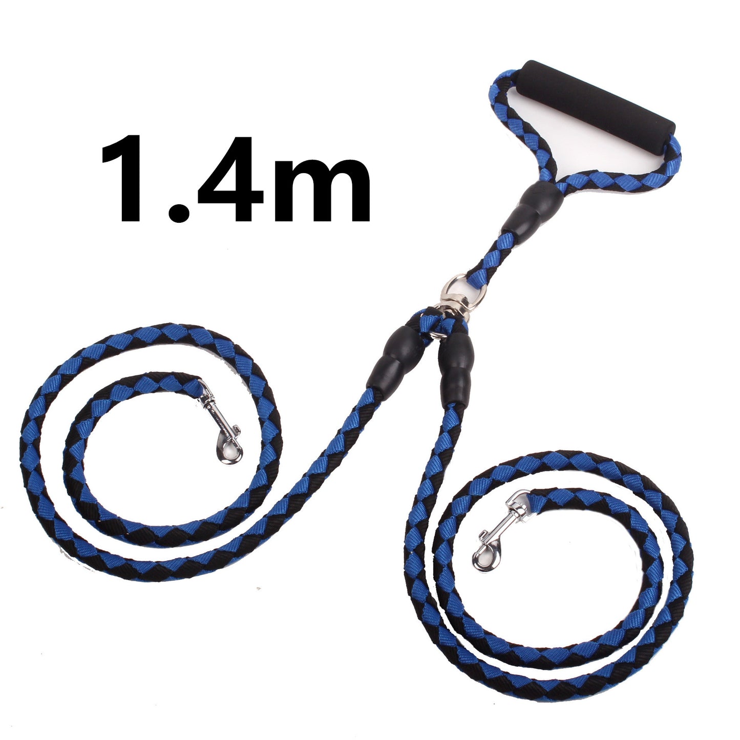 Double-ended traction lead for dogs