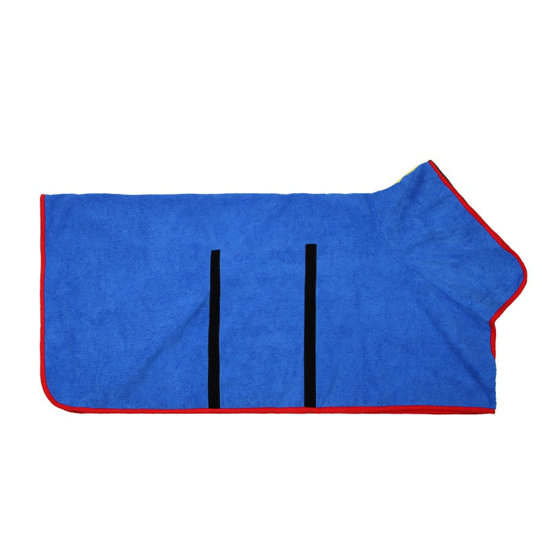 Pet Drying Coat Absorbent Bathrobe Towel