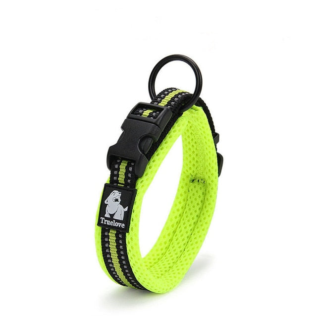 Truelove padded mesh dog collar 