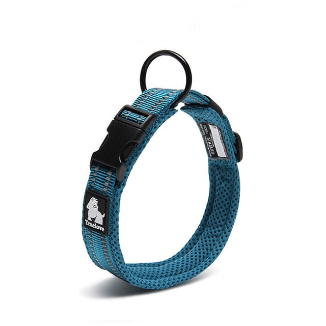 Truelove padded mesh dog collar 