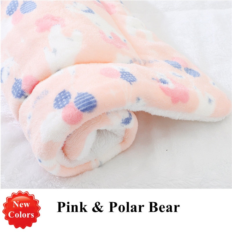 Soft flannel pet soft fleece mat/blanket