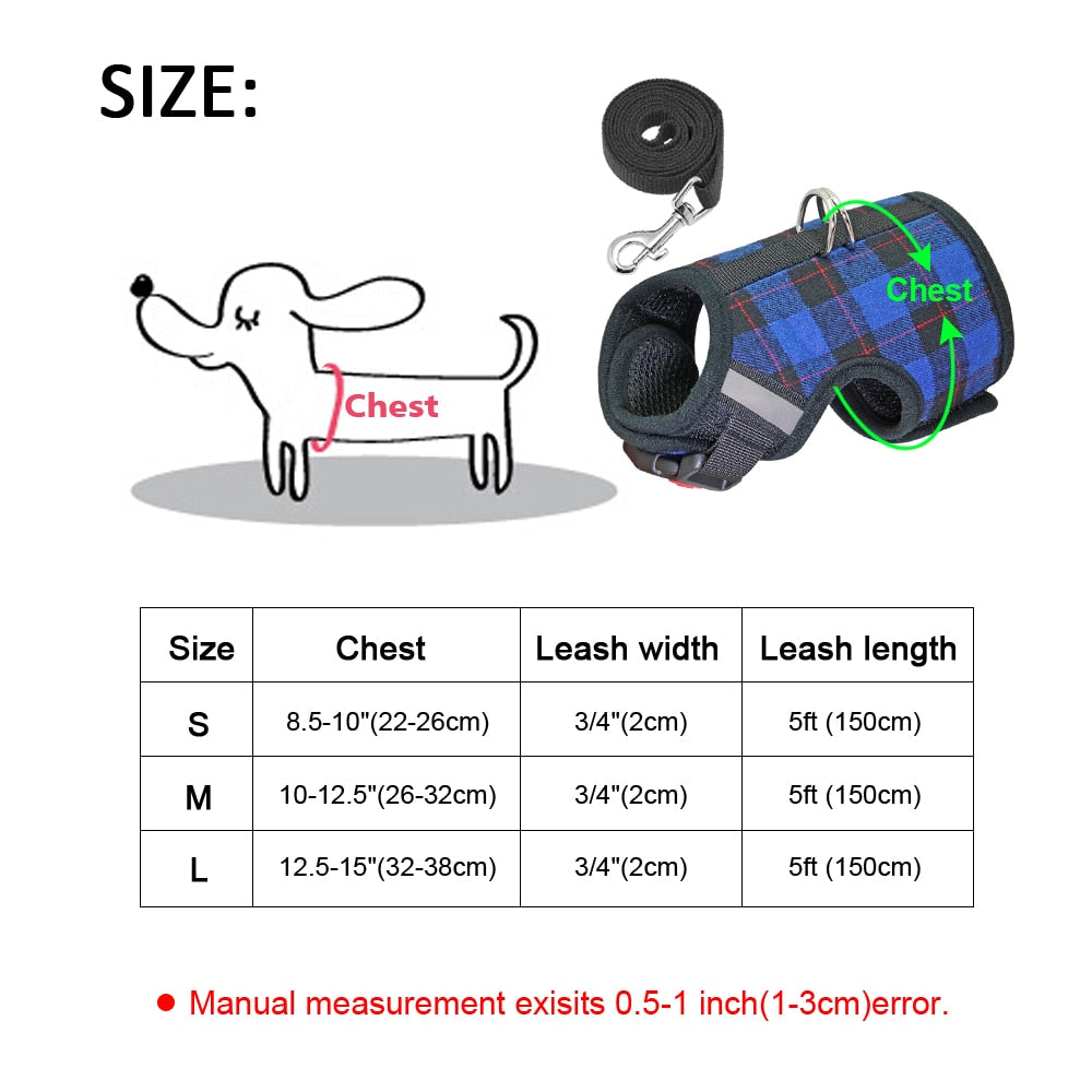 Didog dog/cat harness with lead set