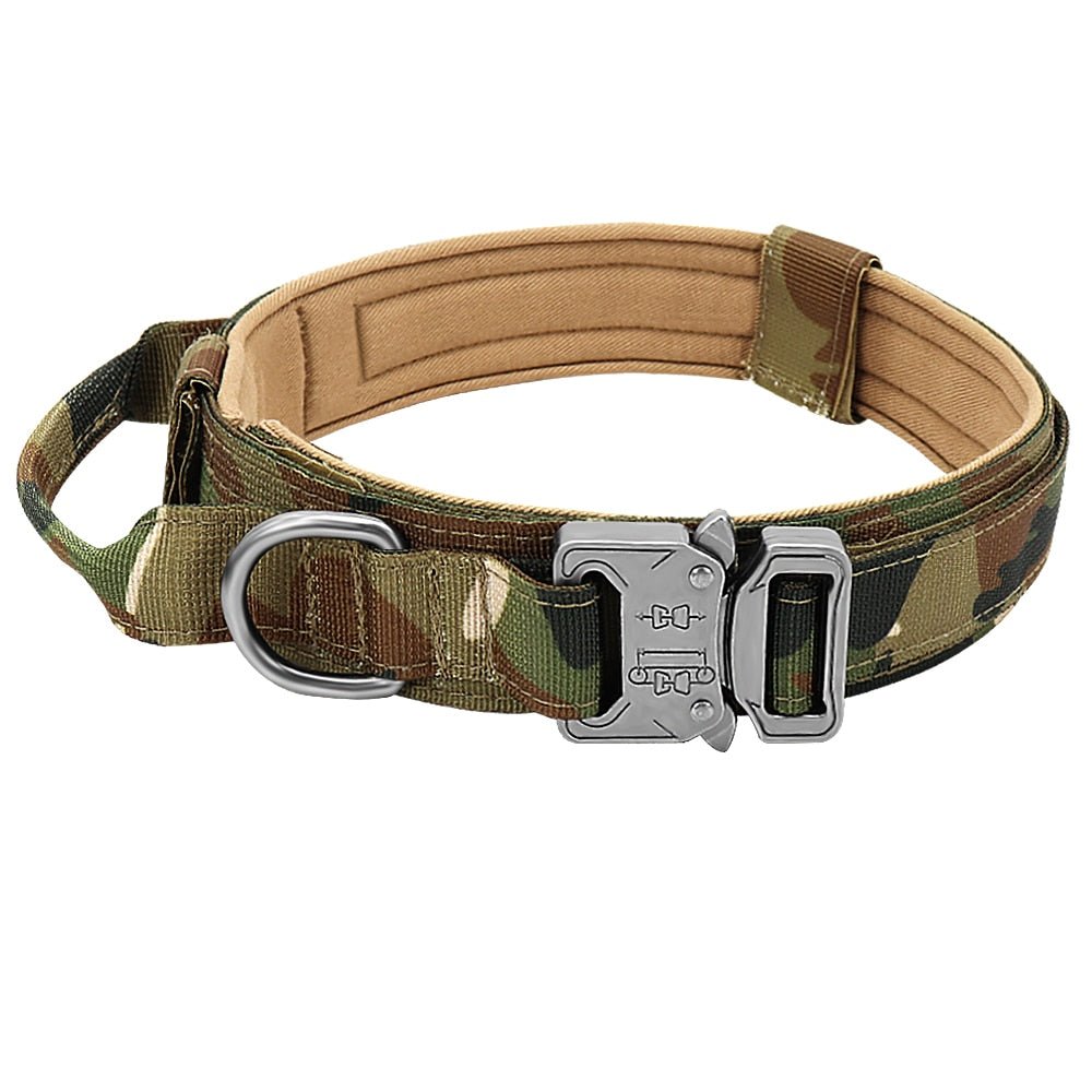 Military Tactical Dog Collar Elastic Lead Set