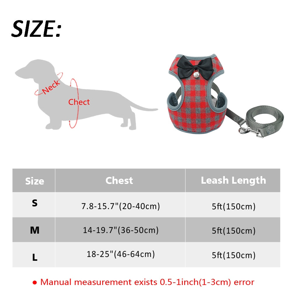 Didog dog/cat harness with lead set