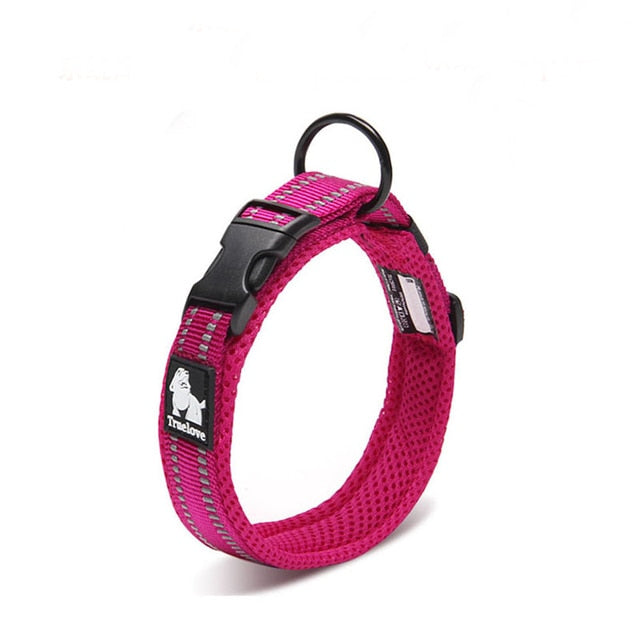 Truelove padded mesh dog collar 