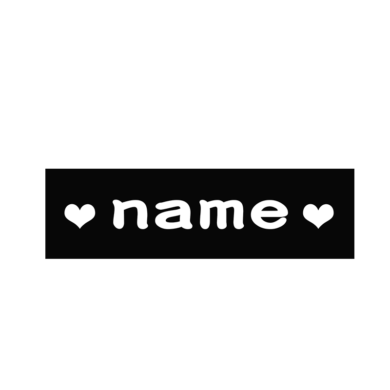 2PCS PU Personalized Dog Name Tag Name Patches