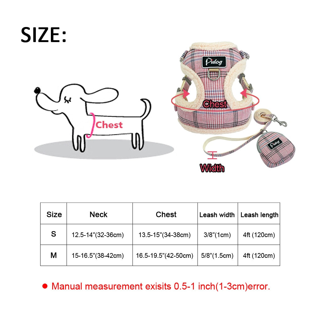 Didog dog/cat harness with lead set