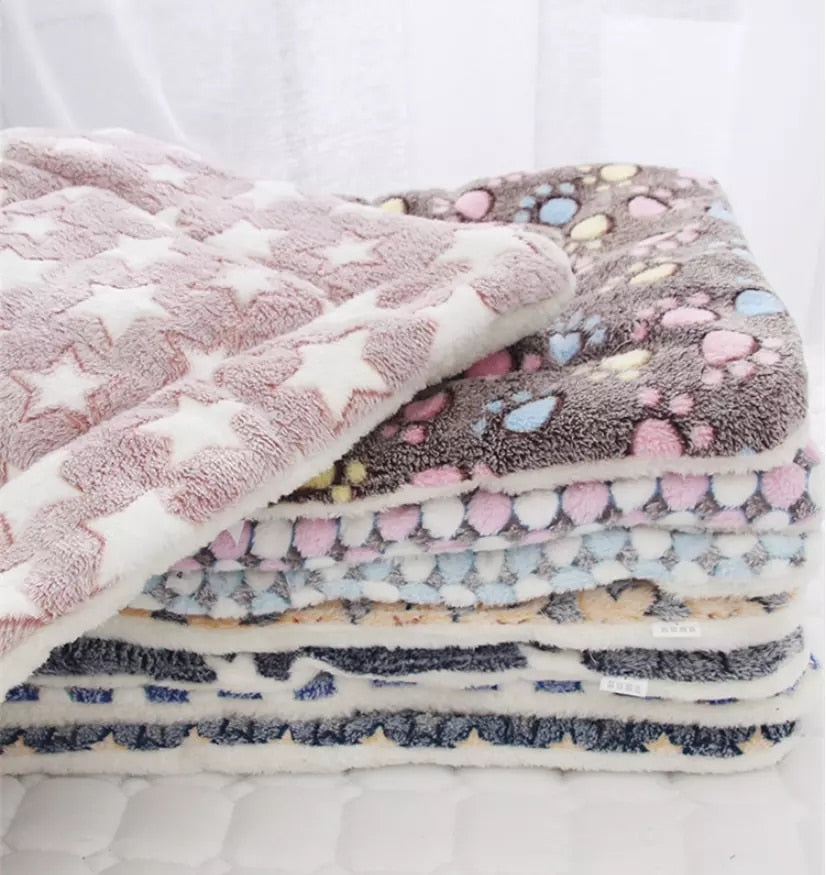 Soft flannel pet soft fleece mat/blanket