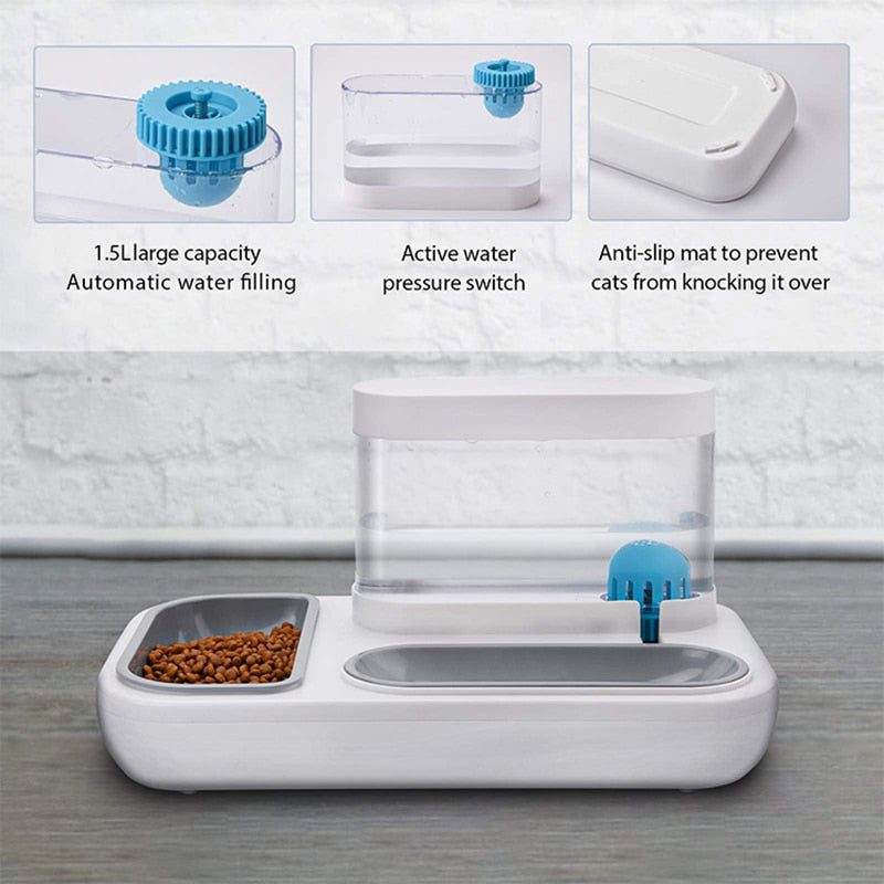 4 Style Pet Cat Bowl  Automatic Drinking Fountain 1.5L Capacity