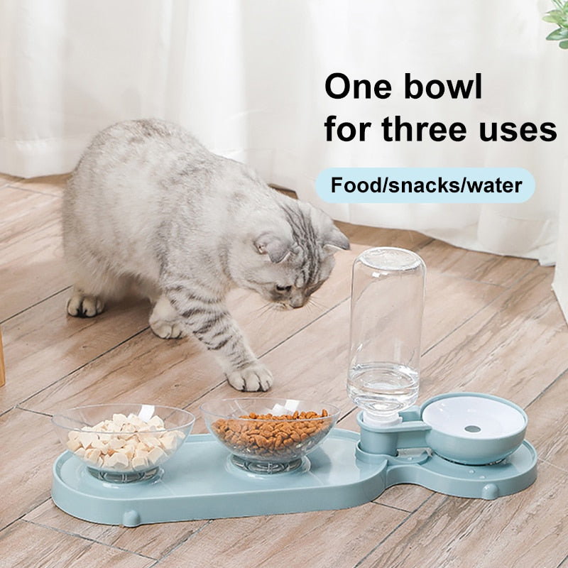 3-in-1 Cat Bowl Feeder