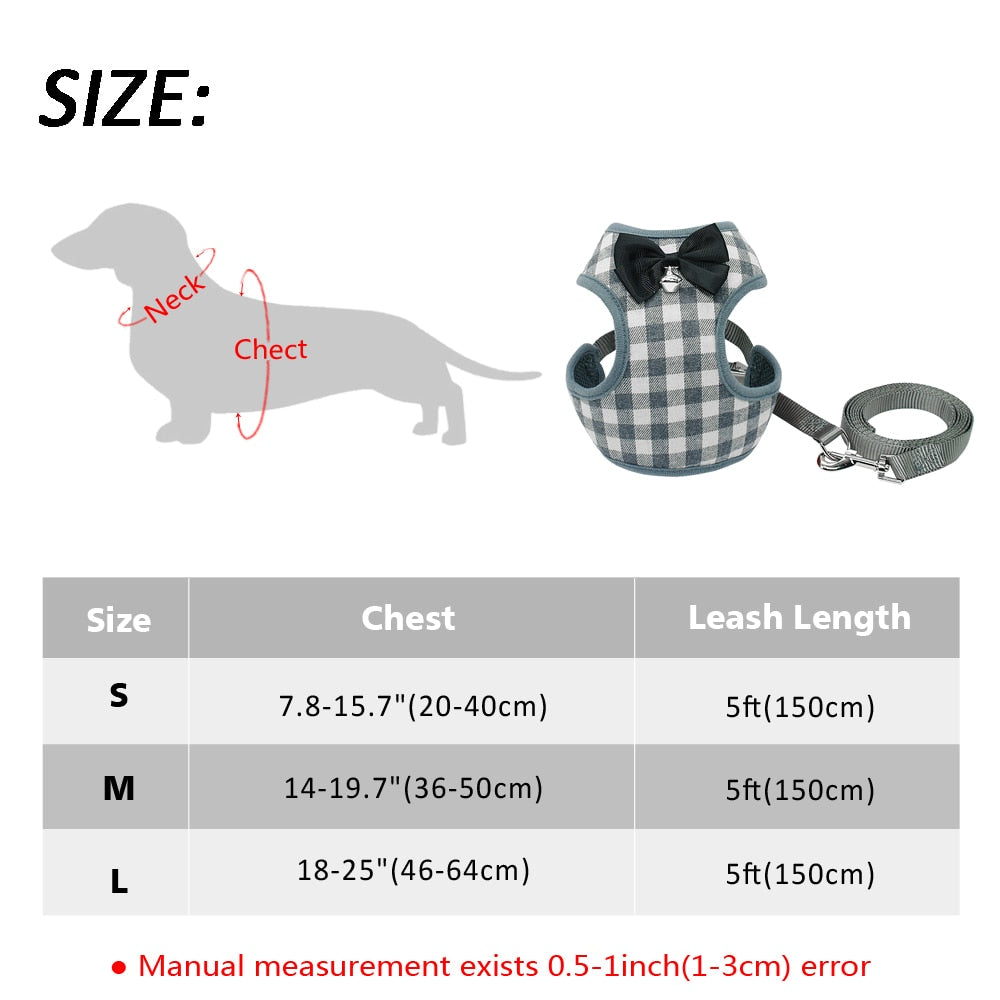 Didog dog/cat harness with lead set