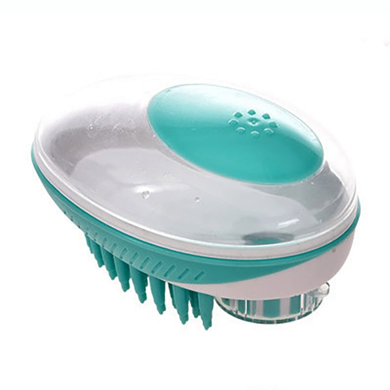 Pet bath brush 2-in-1 pet spa massage comb