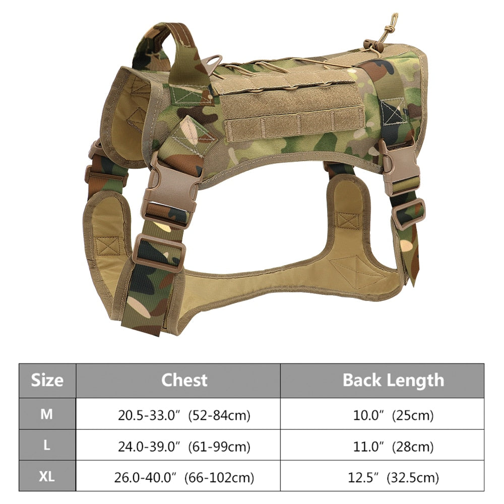 Pet Artist Tactical Dog Harness & Lead Set