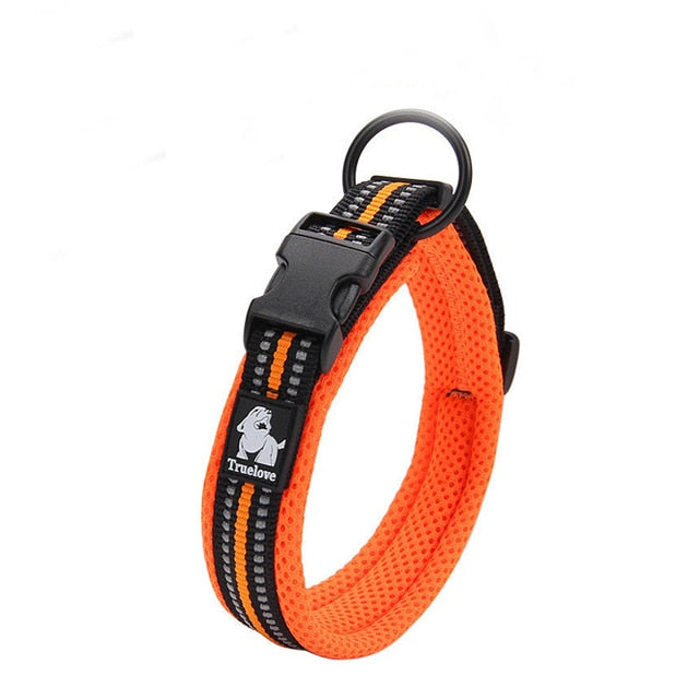 Truelove padded mesh dog collar 