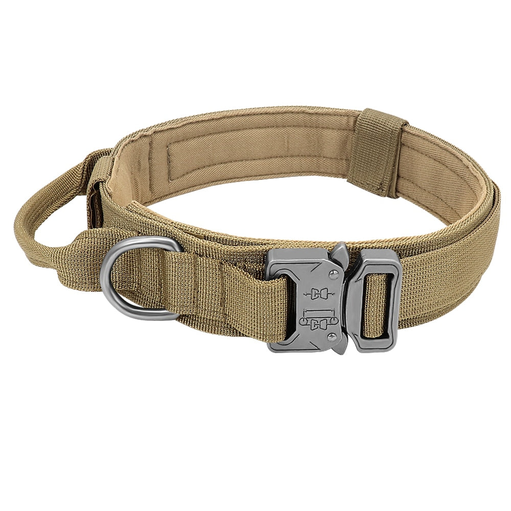 Military tactical dog collar