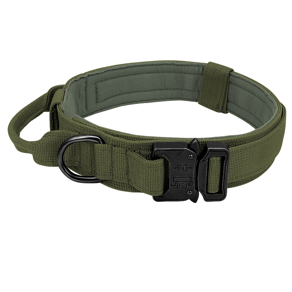 Military Tactical Dog Collar Elastic Lead Set