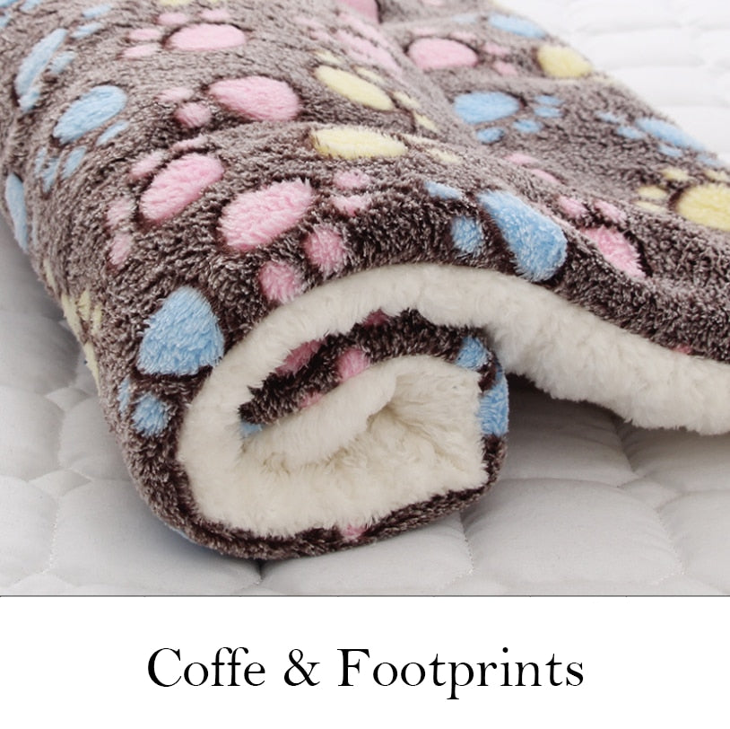 Soft flannel pet soft fleece mat/blanket