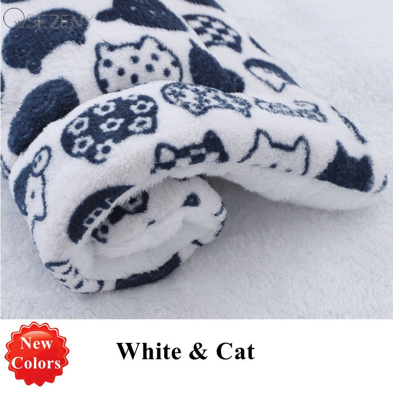 Soft flannel pet soft fleece mat/blanket