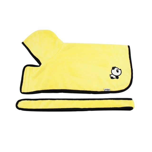 Pet Drying Coat Absorbent Bathrobe Towel