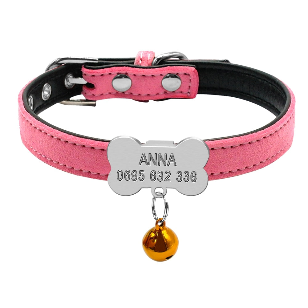 Custom Dog Collar With Name ID