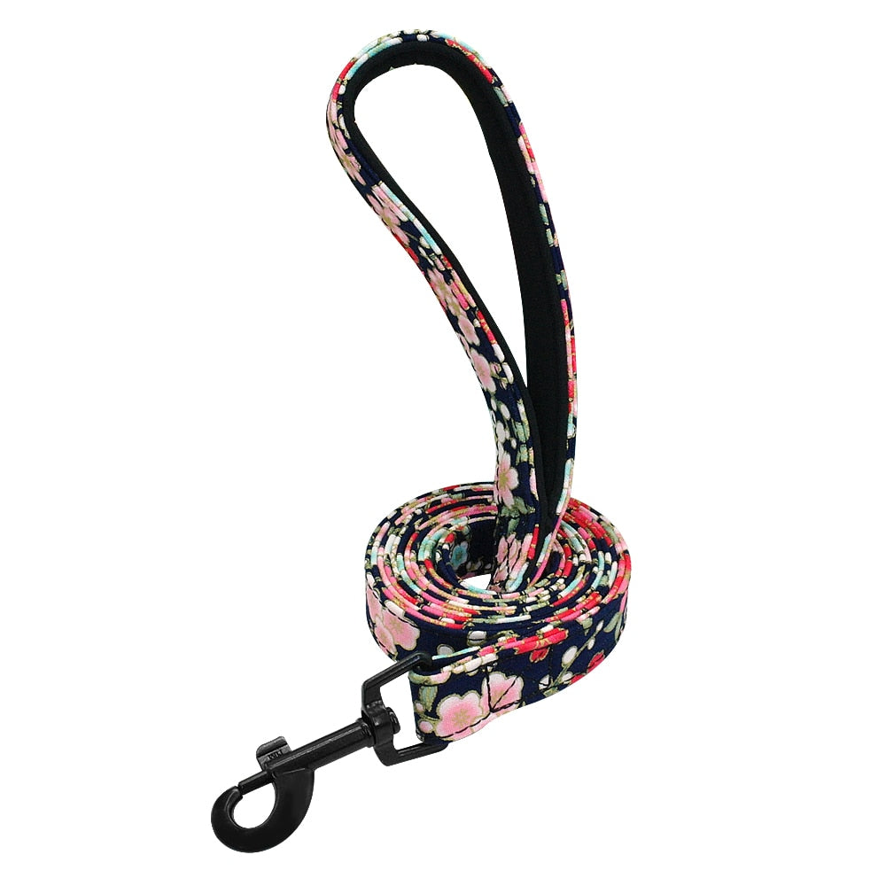 120cm Fashion Pattern Dog Leash Printed Nylon Pet Leash Rope For Small Medium Dogs