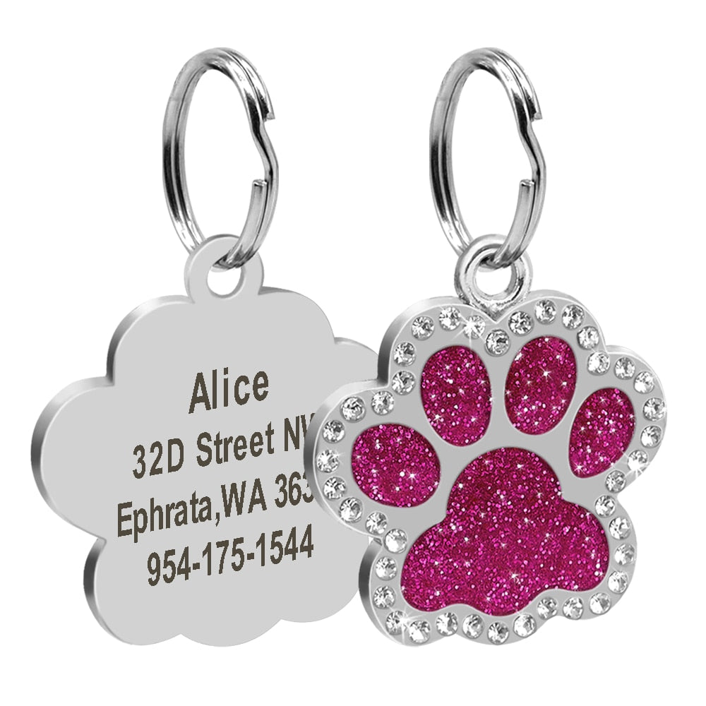 Custom pet ID tag - free engraving