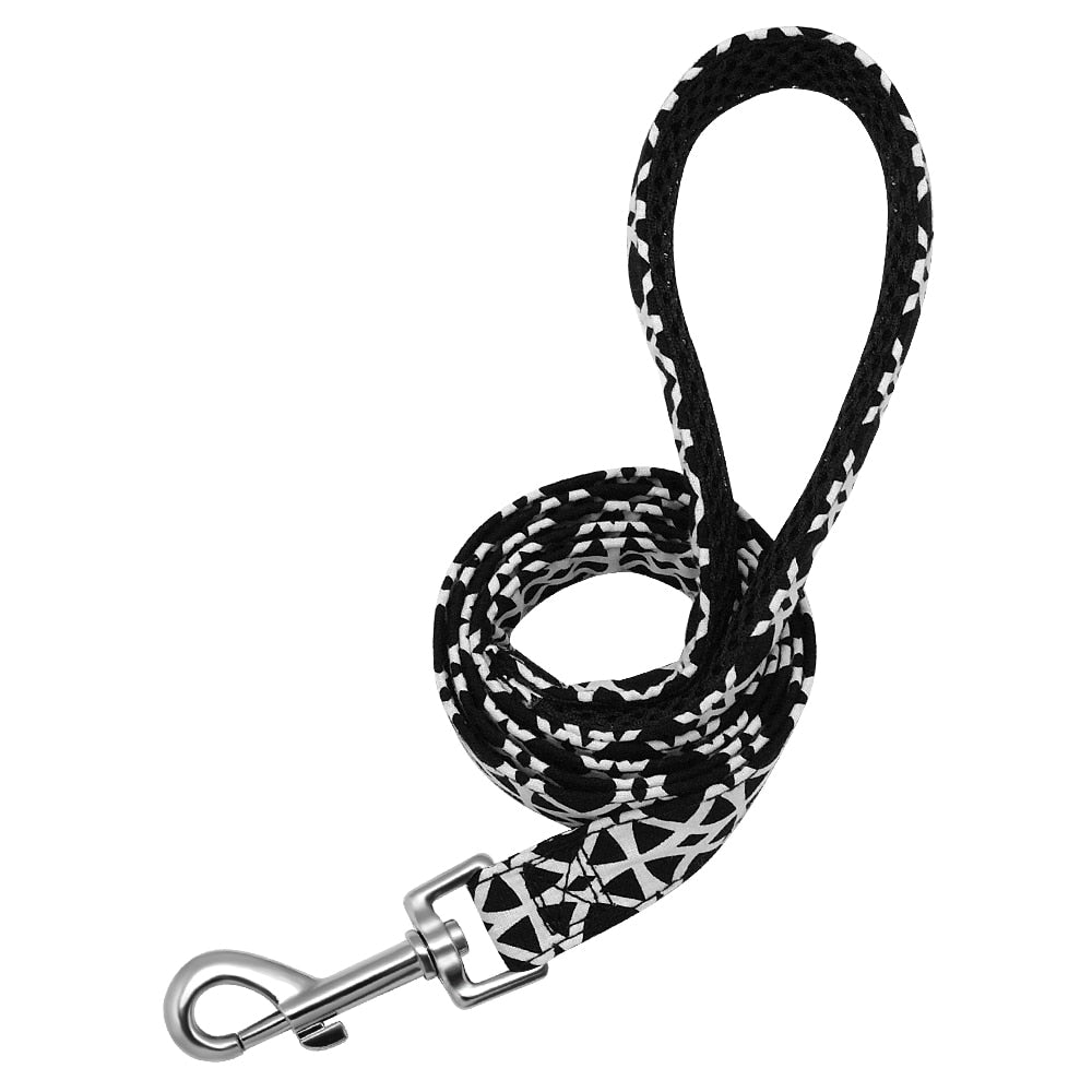 120cm Fashion Pattern Dog Leash Printed Nylon Pet Leash Rope For Small Medium Dogs