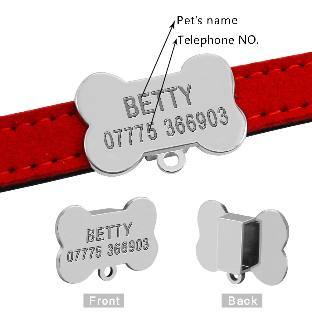 Custom Dog Collar With Name ID