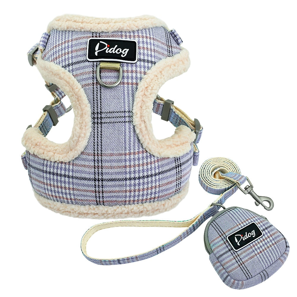 Soft dog harnesses 3 in 1 set