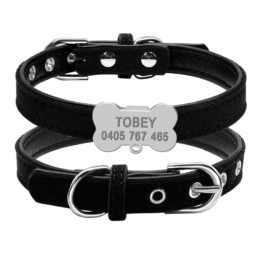 Custom Dog Collar With Name ID