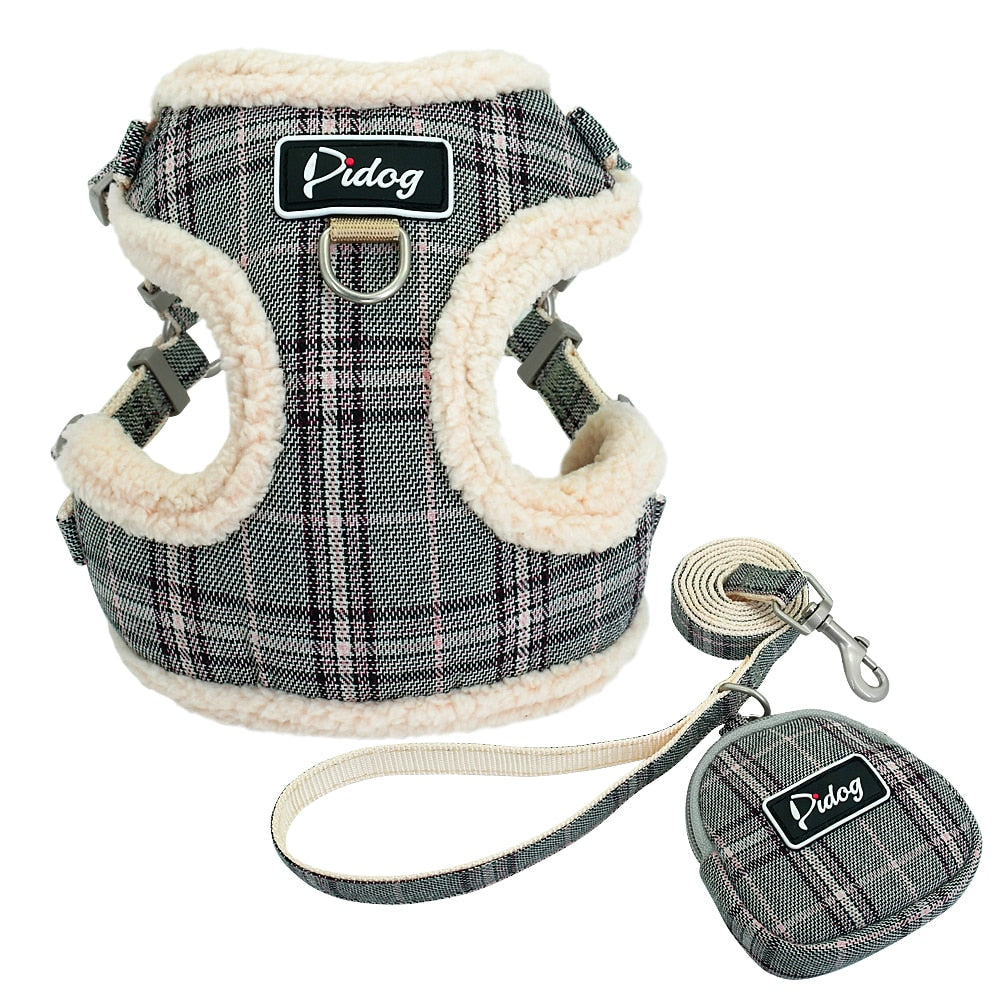 Soft dog harnesses 3 in 1 set