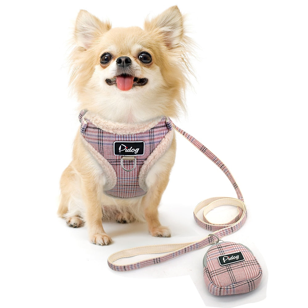 Soft dog harnesses 3 in 1 set