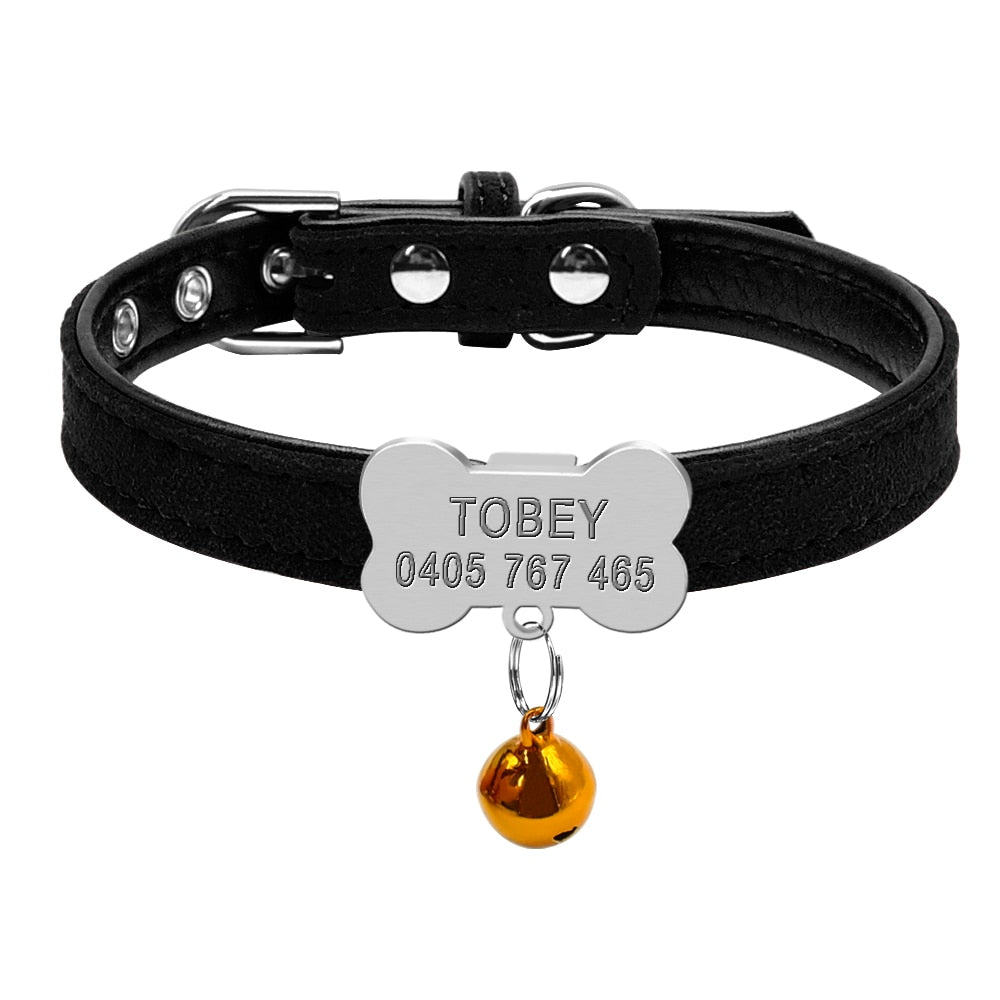 Custom Dog Collar With Name ID