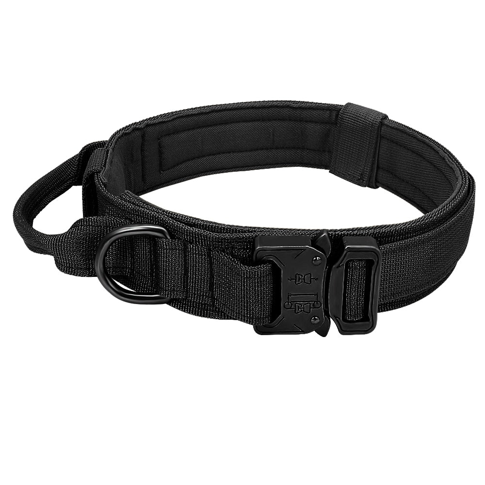 Military tactical dog collar