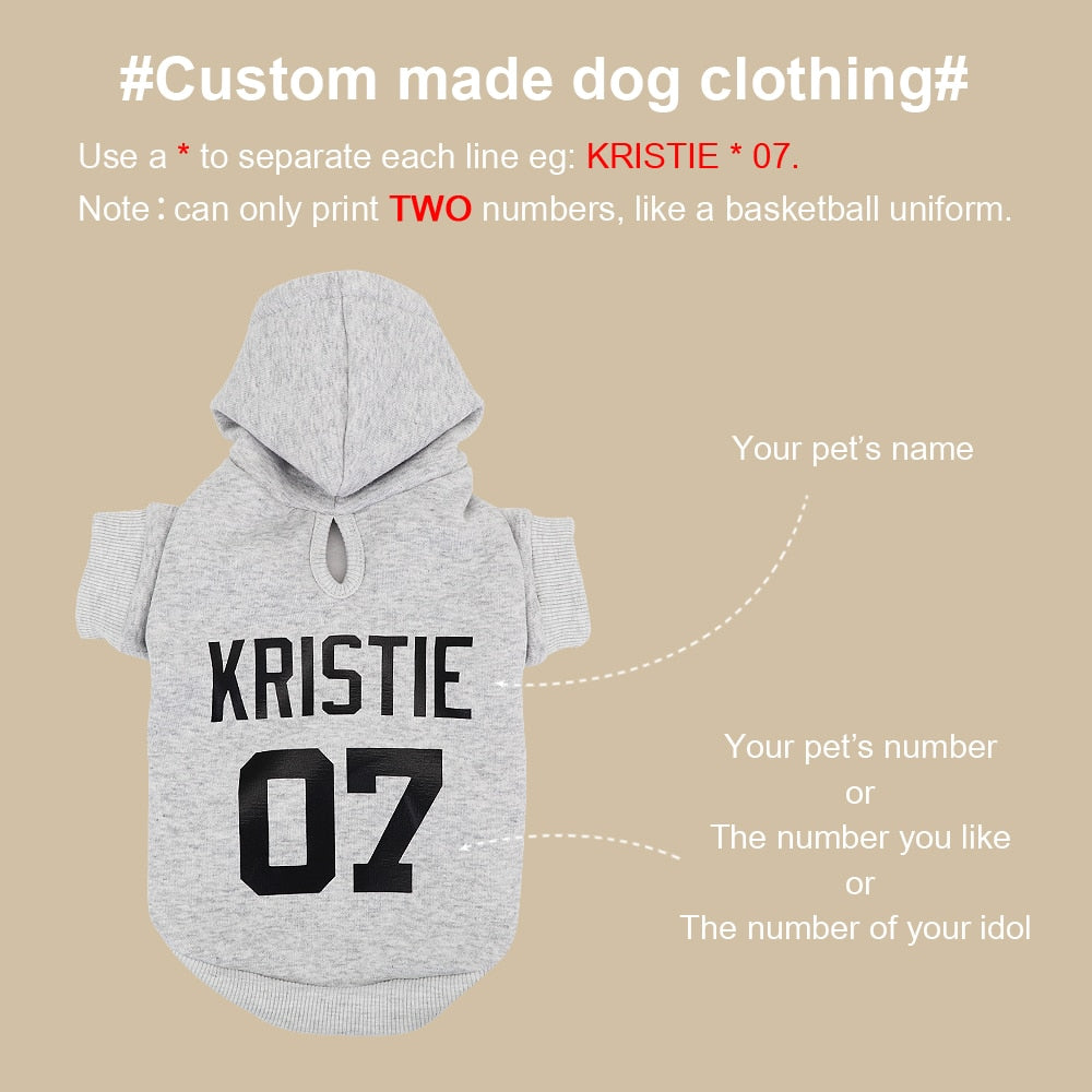 Didog custom dog hoodies XS-6XL