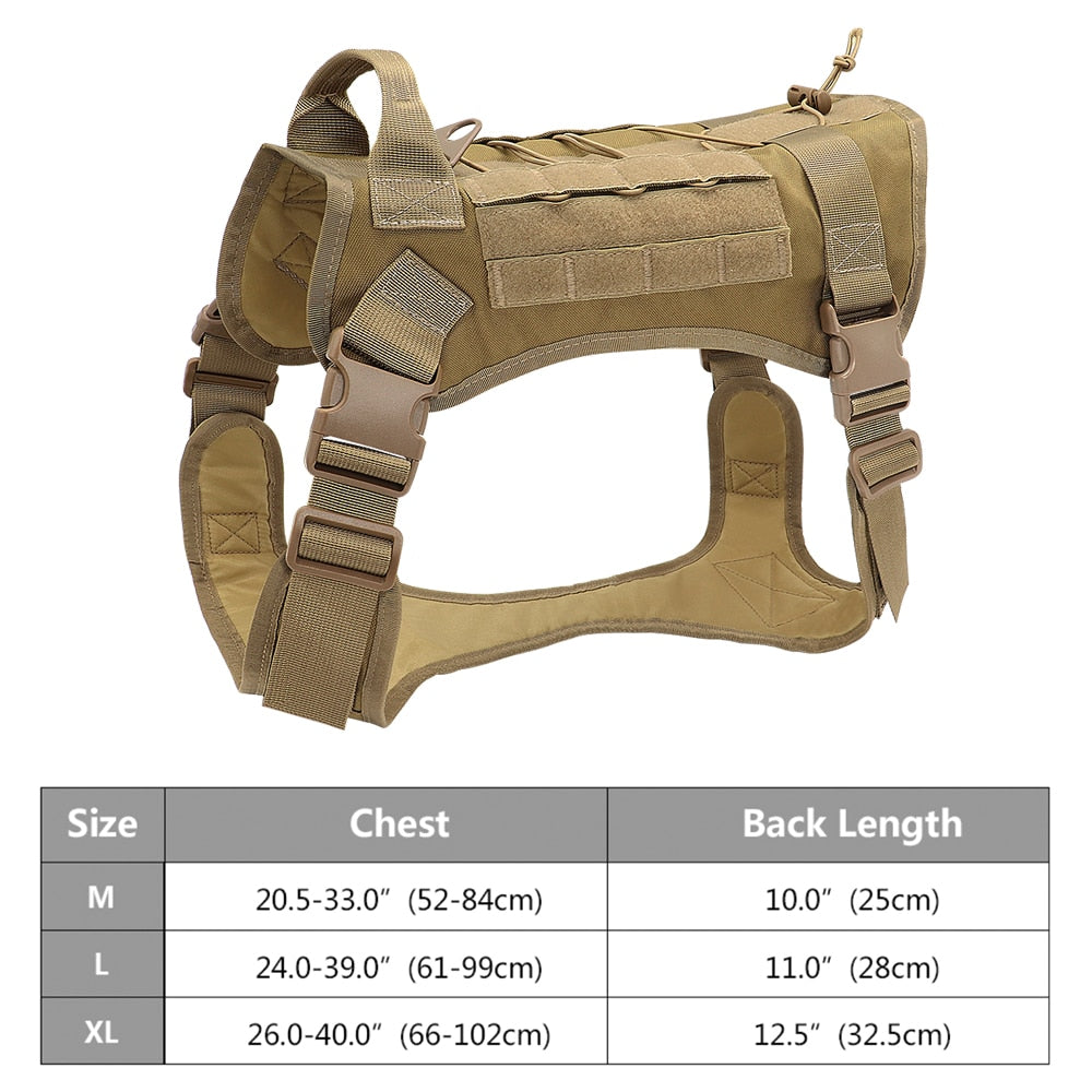 Pet Artist Tactical Dog Harness & Lead Set