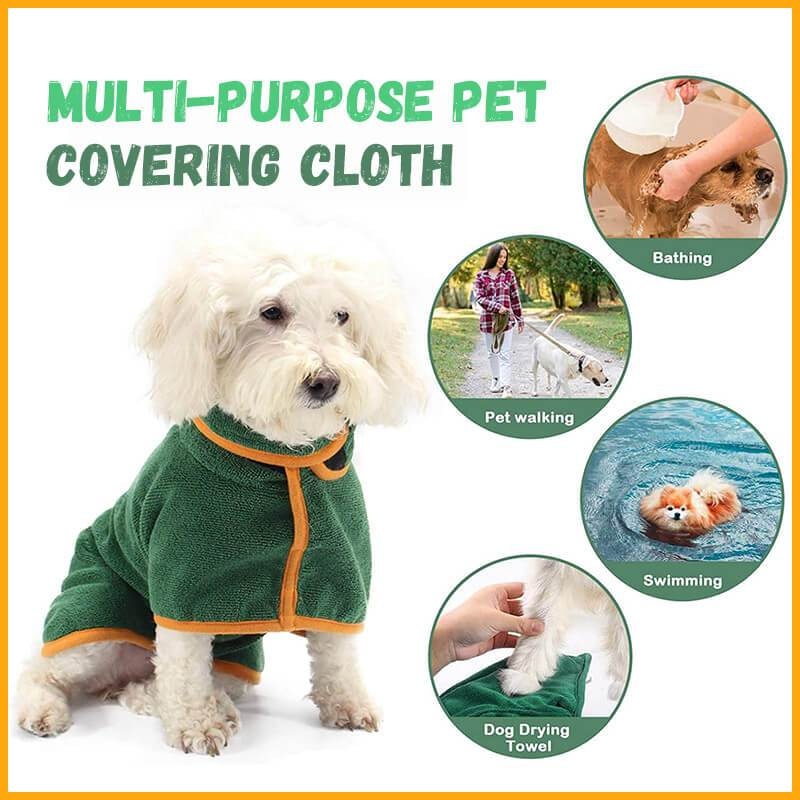 Pet Drying Coat Absorbent Bathrobe Towel