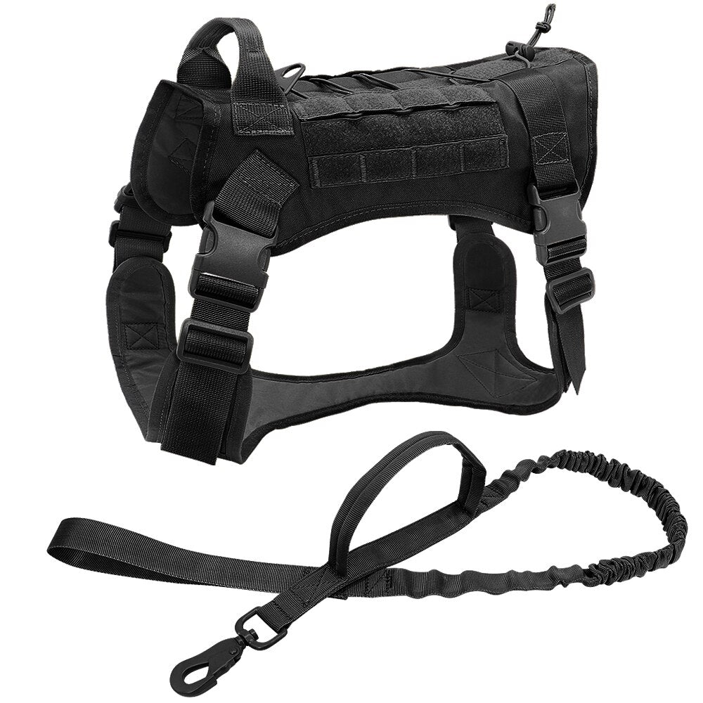 Pet Artist Tactical Dog Harness & Lead Set