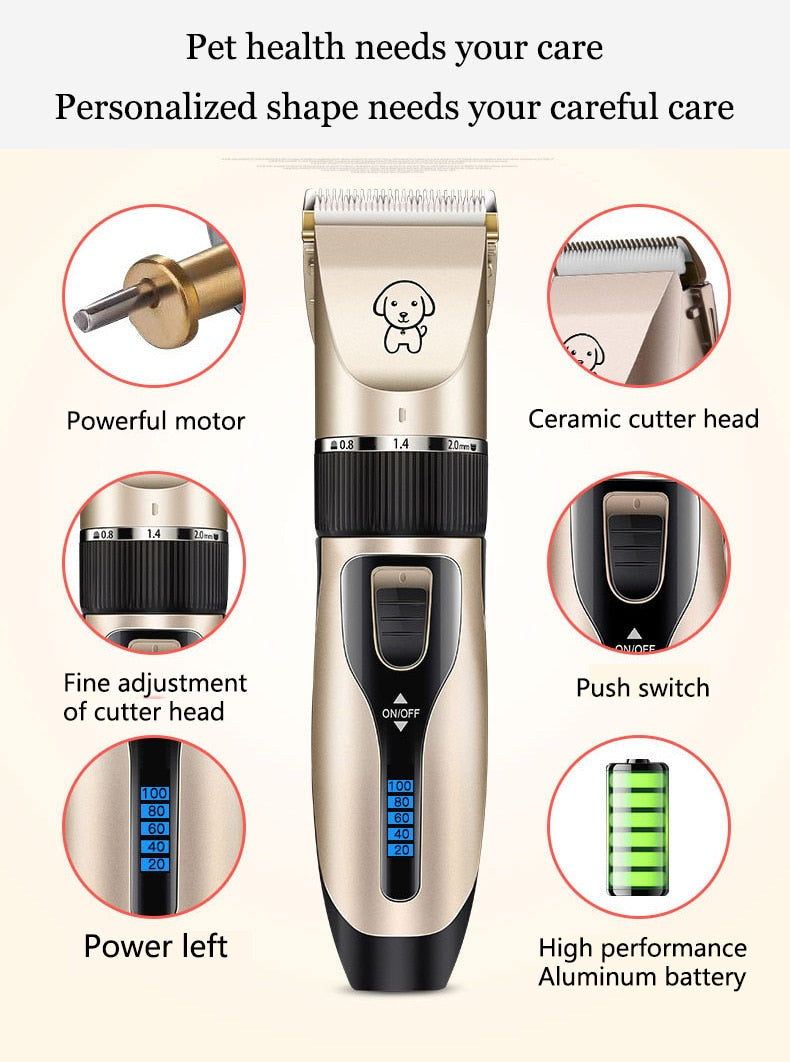 Dog Clippers Electric Hair Animals Grooming