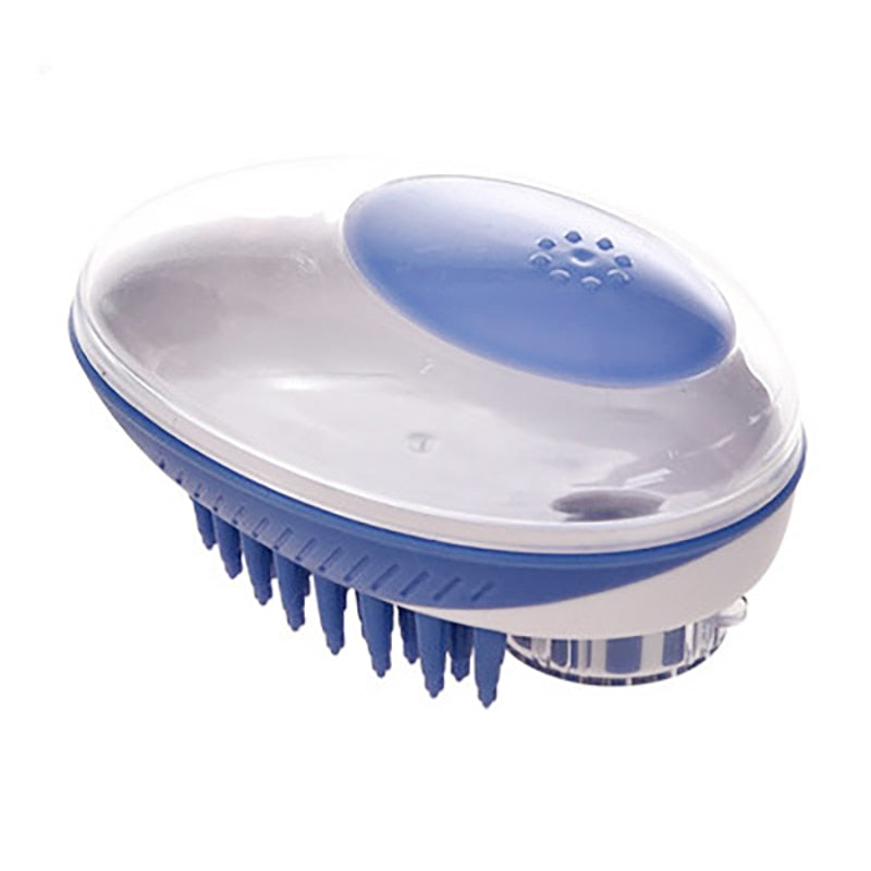 Pet bath brush 2-in-1 pet spa massage comb