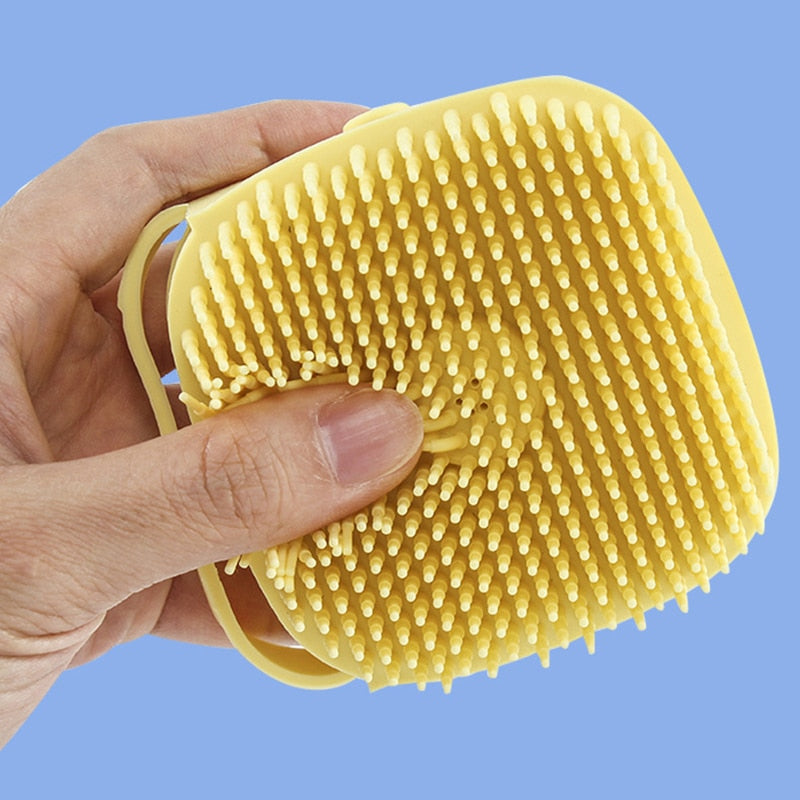 Dog Shampoo Dispenser Brush