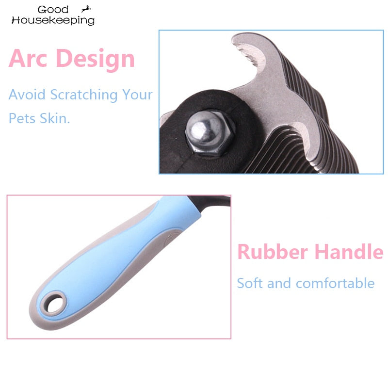 Pets fur knot cutter - pet hair removal comb brush