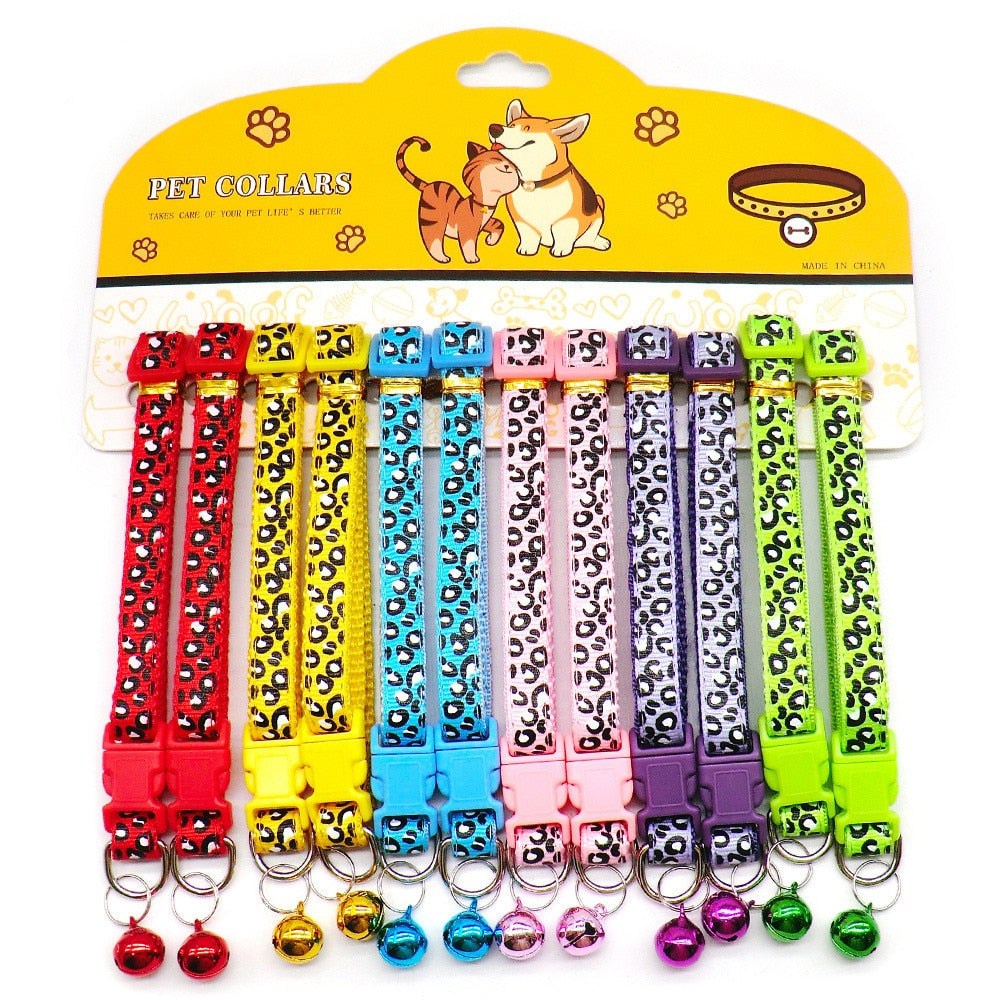 12PCS Cat Collars With Bells