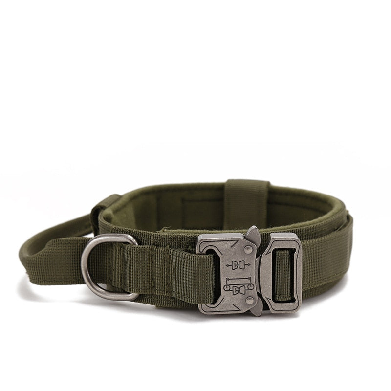 Durable Tactical Dog Collar & Lead Set