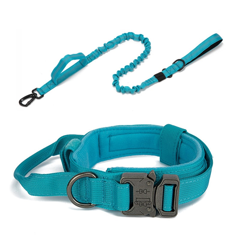 Durable Tactical Dog Collar & Lead Set