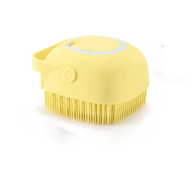 Dog Shampoo Dispenser Brush