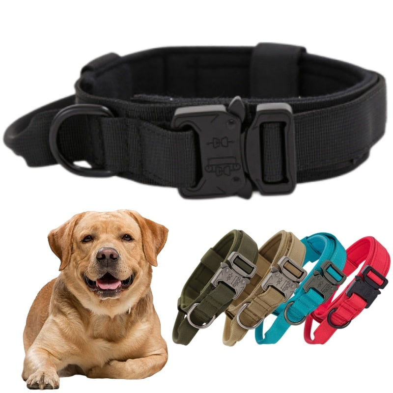 Durable Tactical Dog Collar & Lead Set