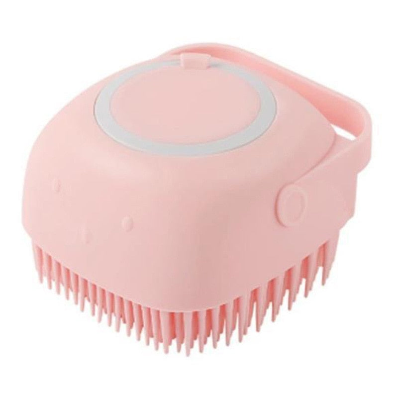 Dog Shampoo Dispenser Brush