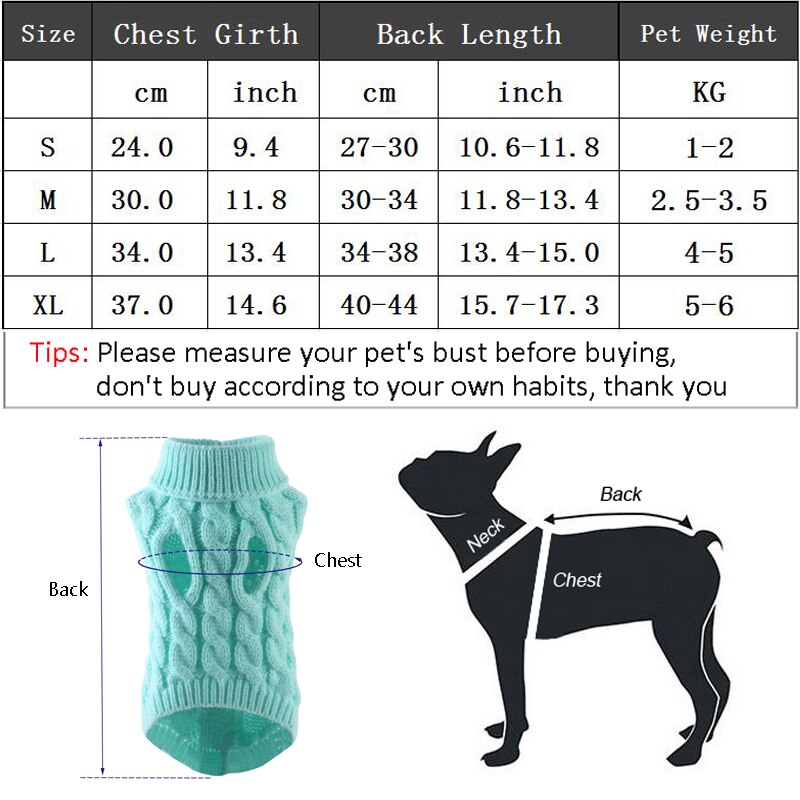 Dog sweaters for small dogs